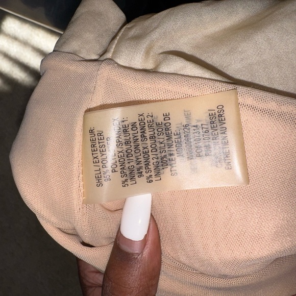 Alice + Olivia Cream Peplum Blouse - Picture 4 of 5